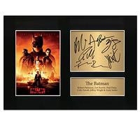 Zulu Image The Batman Movie Poster Robert Pattinson Signed Memorabilia A4 Printed Autograph Photo Reproduction Print Picture Display No94, Black