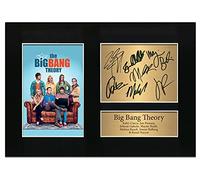 Zulu Image The Big Bang Theory Signed A4 Printed Autograph Photo Reproduction Print Picture Display No13, Black