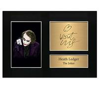 Zulu Image The Joker Batman Heath Ledger Signed A4 Printed Autograph Photo Reproduction Print Picture Display No14