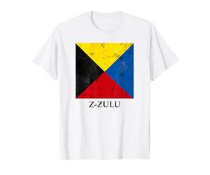 Zulu International Maritime Signal Flag T-Shirt