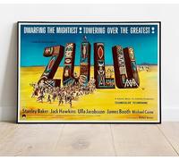 Zulu : Movie Film Promo Poster :: Huge 36"x24" Poster Print Similar (Slightly Larger) to A1 Size : Retro Reproduction BRING YOUR WALLS TO LIFE !!