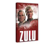 Zulu Movie Poster Canvas Poster Wall Art Decor Print Picture Paintings for Living Room Bedroom Decoration 08x12inch(20x30cm)