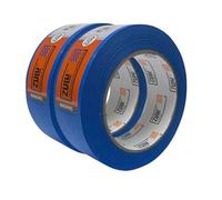 Zulu Precision Masking Tape for Painters 38mm x 50m - Multi Surface Outdoor Blue Adhesive Tape for Painting, DIY, Decorating - UV Heat Resistant, Waterproof - Up to 6mth Removal | (2 Pack)