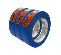 Zulu Precision Outdoor Blue Painters Masking Tape - 25mm X 50M (6 Months), 3 Pack