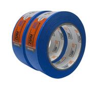 Zulu Precision Masking Tape for Painters 38mm x 50m - Multi Surface Outdoor Blue Adhesive Tape for Painting, DIY, Decorating - UV Heat Resistant, Waterproof - Up to 6mth Removal | (2 Pack)