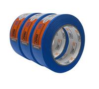 Zulu Precision Outdoor Blue Painters Masking Tape - 38mm X 50M (6 Months), 3 Pack