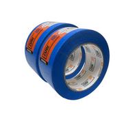 Zulu Precision Masking Tape for Painters 50mm x 50m - Multi Surface Outdoor Blue Adhesive Tape for Painting, DIY, Decorating - UV Heat Resistant, Waterproof - Up to 6mth Removal | (2 Pack)