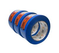 Zulu Precision Outdoor Blue Painters Masking Tape - 50mm X 50M (6 Months), 3 Pack