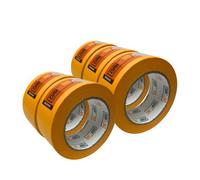 Zulu Precision Outdoor/indoor Yellow Painters Masking Tape - 50mm X 50M (2-6 Months), 5 Pack