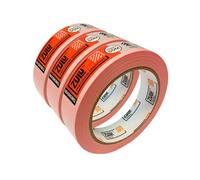 Zulu Precision Sensitive Indoor Pink Painters Masking Tape - 25mm X 50M (14 Days), 3 Pack