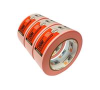 Zulu Precision Sensitive Indoor Pink Painters Masking Tape - 38mm X 50M (14 Days), 3 Pack
