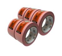 Zulu Precision Sensitive Indoor Pink Painters Masking Tape 50mm x 50m - Multi Surface Low Tack Clean Edges for All Paints - DIY, Painting, Decorating with up to 14 days Removal | (5 Pack)