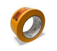 Zulu Precision Yellow Masking Tape for Painters 50mm x 50m - Multi Surface Adhesive Painters Tape - Waterproof, UV Resistant, Indoor & Outdoor - Up to 6mth Removal | (1 Pack)