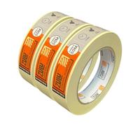 Zulu Premium Masking Tape for Painters 25mm x 50m - Multi Surface Indoor Adhesive Painters Tape - DIY Decorating Rennovation Crafts Arts | (3 Pack)