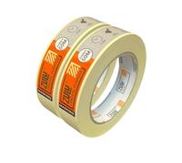 Zulu Premium Masking Tape for Painters 25mm x 50m - Multi Surface Indoor Adhesive Painters Tape - DIY Decorating Rennovation Crafts Arts | (2 Pack)