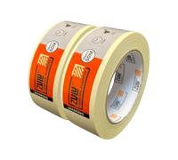 Zulu Premium Masking Tape for Painters 38mm x 50m - Multi Surface Indoor Adhesive Painters Tape - DIY Decorating Rennovation Crafts Arts | (2 Pack)