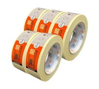 Zulu Premium Masking Tape for Painters 38mm x 50m - Multi Surface Indoor Adhesive Painters Tape - DIY Decorating Rennovation Crafts Arts | (5 Pack)