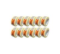 Zulu Premium Masking Tape for Painters 50mm x 50m - Multi Surface Indoor Wide Adhesive Painters Tape - DIY Decorating Rennovation Crafts Arts | (12 Pack)
