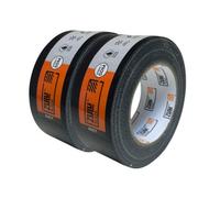 Zulu Premium Universal Black Duct Tape 50mm X 50M, 2 Pack