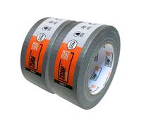 Zulu Premium Universal Silver Duct Tape 50mm X 50M, 2 Pack