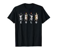 Zulu Shield Cow Hide Spear Knobkerrie South Africa T-Shirt
