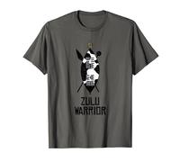 Zulu Warrior Shield Cow Hide Spear Knobkerrie South Africa T-Shirt
