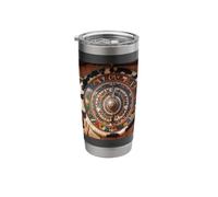 Zulu Warrior Tribe Shield Stainless Steel Insulated Tumbler