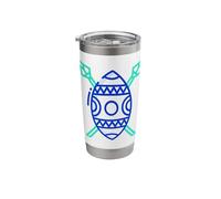 Zulu Warrior Tribe Shield Stainless Steel Insulated Tumbler
