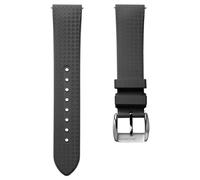 ZULUDIVER StormForce Rubber Watch Strap - HNBR High-Performance Rubber, Waterproof Dive Strap, Quick Release, Sweat-Resistant, Anthracite Grey, 22mm
