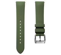ZULUDIVER StormForce Rubber Watch Strap - HNBR High-Performance Rubber, Waterproof Dive Strap, Quick Release, Sweat-Resistant, Lagoon Green, 22mm