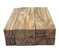 Zuluf 10 Olive Wood Pen Blanks with Certificates of Authenticity | Authentic Bethlehem Holy Land Exotic Wood Turning Blanks 0.75" x 0.75" x 5" BLANK104