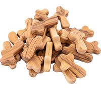 Zuluf 25 Small Olive Wood Comfort Crosses from Bethlehem Israel - Pocket Wooden Holding Hand Crosses Religious Christian Gift 6cm / 2.5 Inch Each Cross - CRS097