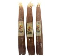 Zuluf Beeswax 33 Candles Blessed And Lited In Holy Sepulchre Jerusalem 120G Each ( Pack of 3 )