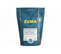 Zuma 56% Peruvian Single Origin Chocolate Coins, 1kg, Premium Barista Drinking Chocolate, Vegan Friendly