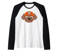 Zuma Paw Patrol Big Face Raglan Baseball Tee