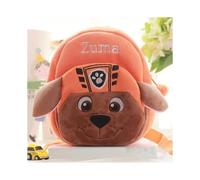 (Zuma) Paw Patrol Plush Backpack Children's Fur Stuffed School Bag Shoulder Bag