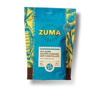 Zuma Salted Caramel Dark Hot Chocolate | 36% Cocoa with Cornish Sea Salt | Bold & Balanced Premium Gourmet Drinking Chocolate (1, 1kg Bag)