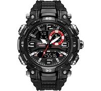 ZUMAHA New Multifunction Digital Watch with Large Dial, LED Backlight Sports Watch, Analog-Digital Display Outdoor Waterproof Military Watch Wrist Watch