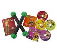 Zumba Fitness DVD Exercise Kit includes toning sticks