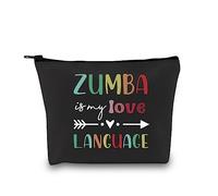 Zumba Lover Gift Zumba Teacher Appreciation Gift Zumba is My Language Zumba Dance Fitness Instructor Coach Gift Makeup Bag (Zumba Bag EU)