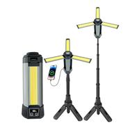 Zumhigh Telescopic Rechargeable 6000 mAh XHP50 Led Camping Lights with Portable Power,Adjustable Camping Light for Charging,Tent,Car Repair,Camping,Travel,Multifunction Magnetic Lanterns 360° Lighting