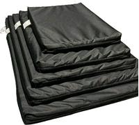 zumzams Rugged Canine Comfort Premium Foam Mattress Dog Bed Cushion, Chew-Resistant, Waterproof, and Ultra-Durable (BLACK, XX Large 120cm x 75cm x 5cm - 48″ x 30″ x 2″)