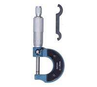 Zunate 0-25mm 0.01mm Outside Micrometer Gauge | High Accuracy Thread Scale Measuring Tool with Carry Box for Cardboard Paper Thickness & Screw Length, Wear-Resistant Steel