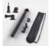Zunate 1.6M Aluminum Alloy Phone Tripod Stand with BT Selfie Stick, Stable Phone Tripod for Vlog Live Streaming, Cold Shoe Mount for YouTubers