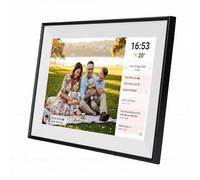 Zunate 10.1 Inch Smart Calendar Digital Photo Frame, HD Touchscreen Planner for Family Chore Chart & Schedule Reminder, AI Portrait Digital Frame for Home Office