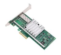 Zunate 10GB PCI E X4 Network Card Adapter, Single SFP + Port Ethernet Adapter Card with 82599EN Controller Support for Server CentOS FreeBSD VMware ESXi