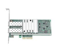 Zunate 10Gbps Fiber Optic Network Card, Dual SFP+ PCIe Ethernet Adapter with 82599ES Chip Ethernet Card for VMware Server Data Center