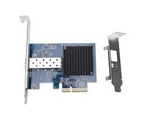 Zunate 10Gbps PCIe X4 NIC Card, 10Gbps Fiber Optic Network Adapter with Single SFP Port, Support 2 Lane of PCI Express 3.0, for Wins Server, for Linux