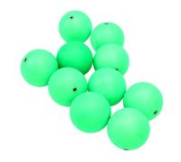 Zunate 10pcs Round Sliding Fishing Bobbers with 1.5mm Hole | Bite Detection Float, Threaded Soft Aperture, Lightweight Plastic Build, River Lake Use