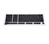 Zunate 112 Keys PBT Arabic Keyboard Keycaps Minimalist Style Mechanical Keyboard Keycaps for 61 64 68 84 87 96 98 100 104 108 Keyboards (Black)